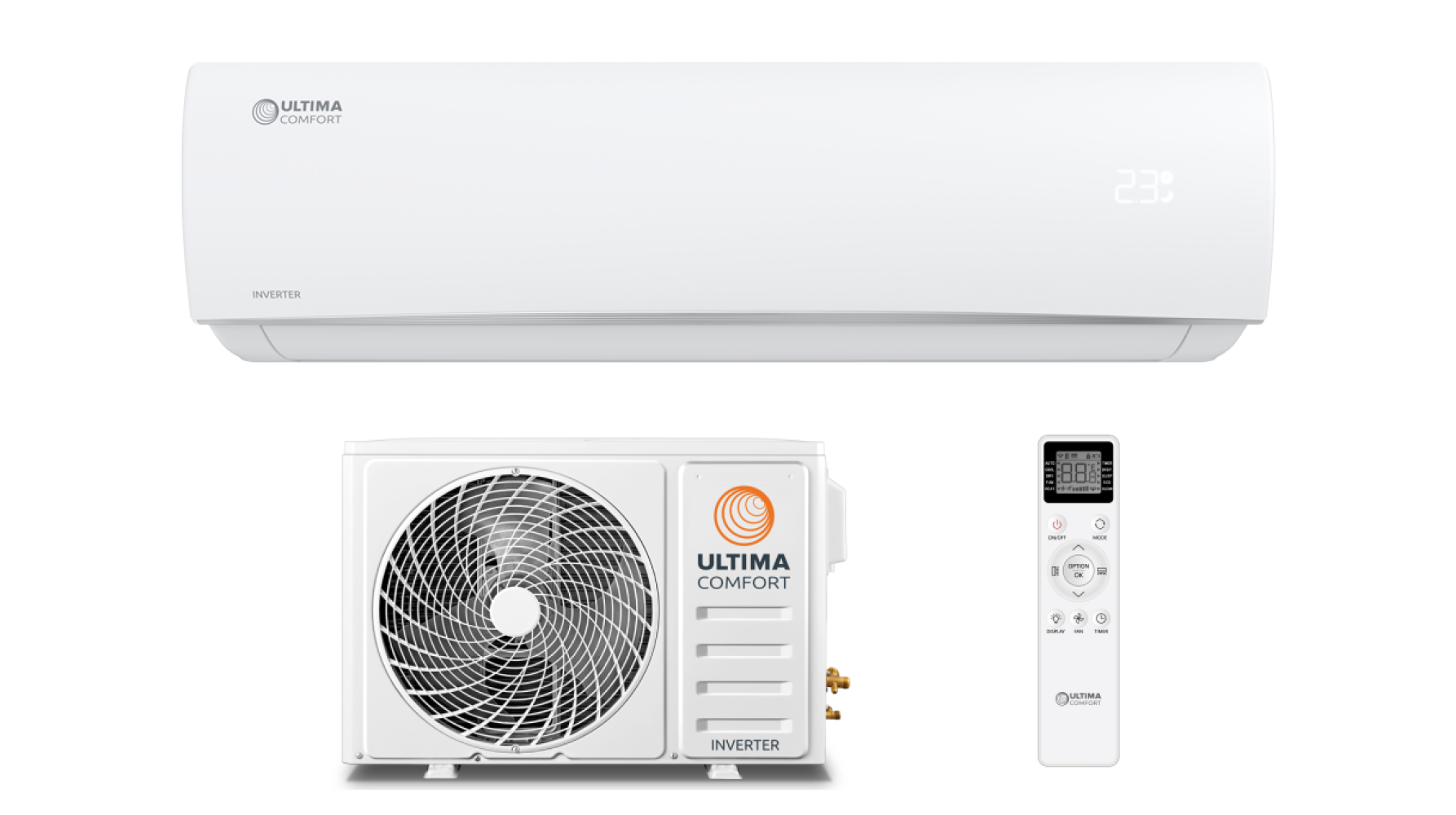 Сплит-система ULTIMA COMFORT ECLIPSE Inverter 2024 ECS-I12PN