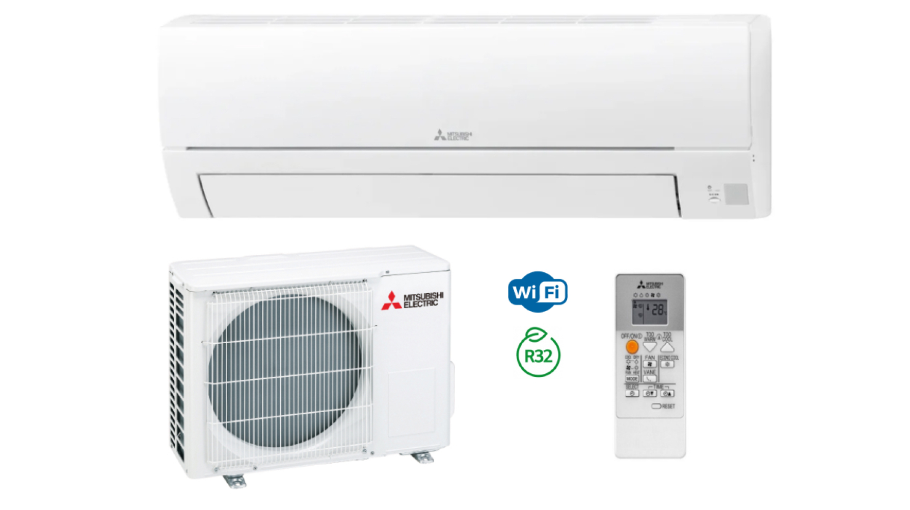 Сплит-система Mitsubishi Electric Classic Inverter MSZ-HR35VF/MUZ-HR35VF