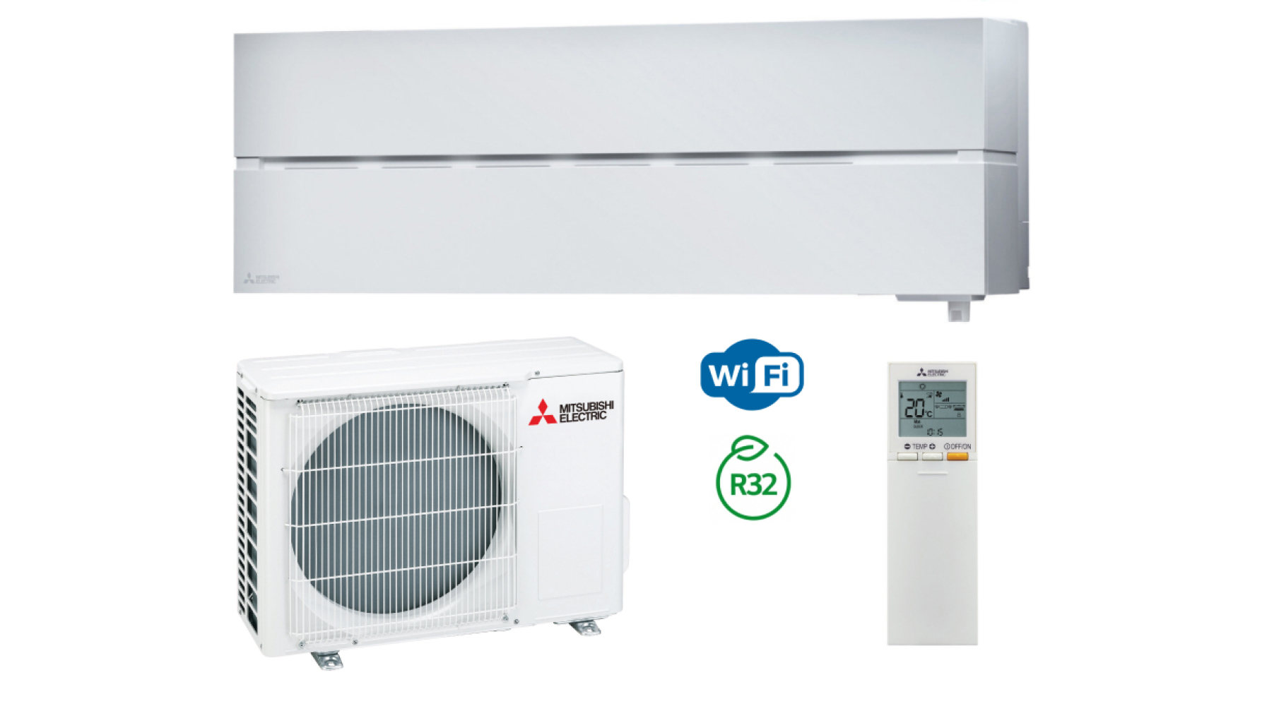 Сплит-система Mitsubishi Electric Premium Inverter MSZ-LN60VG2W/MUZ-LN60VG2
