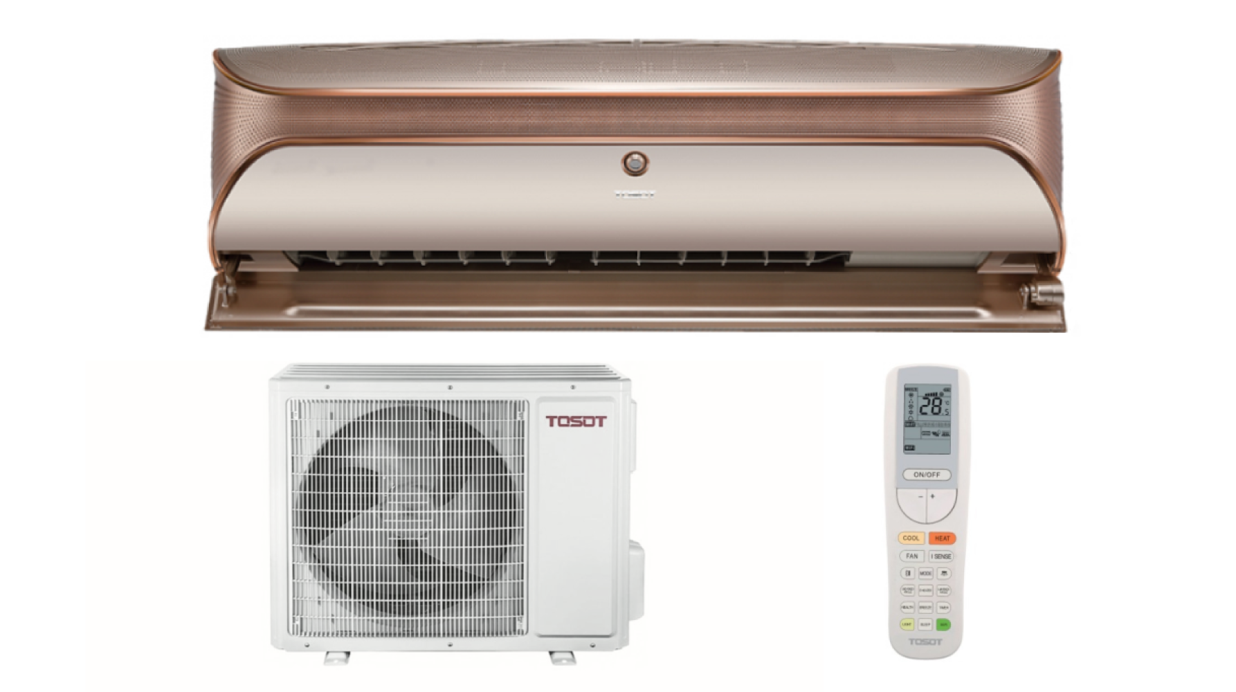 Сплит-система TOSOT TRIANGLE Gold Inverter T09H-STR/I-G/T09H-STR/O