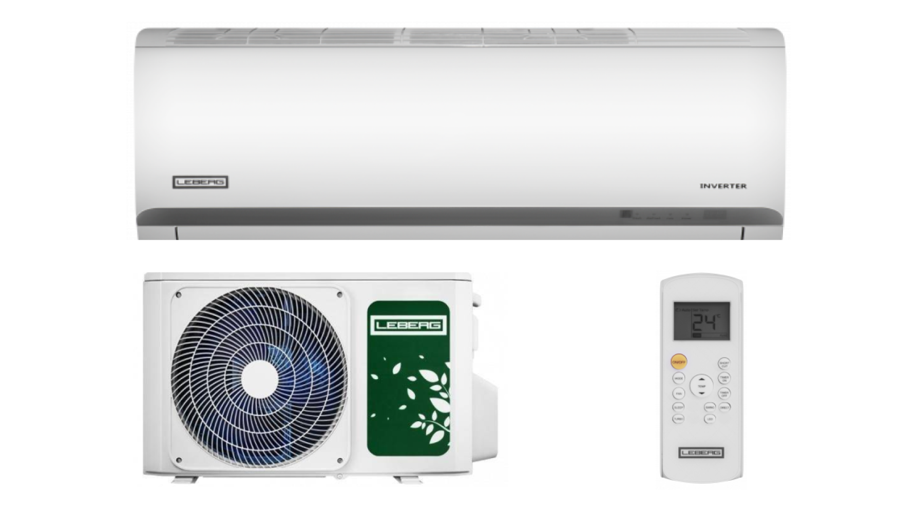 Сплит-система LEBERG VIKING INVERTER LBS-VKG09UA2 / LBU-VKG09UA2