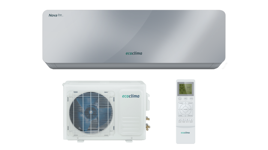 Сплит-система Ecoclima Nova line Inverter ECW/I-CH09/AAS-4R1 (Silver)